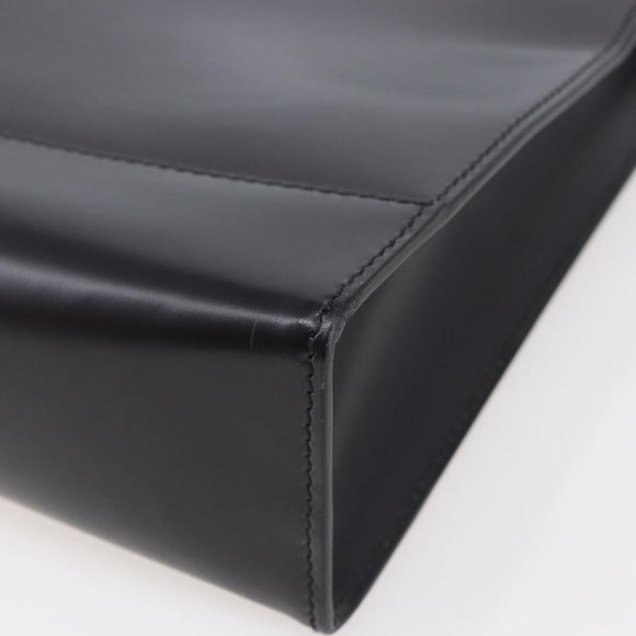 Salvatore Ferragamo Tote Bag Leather Black Auth BA6469