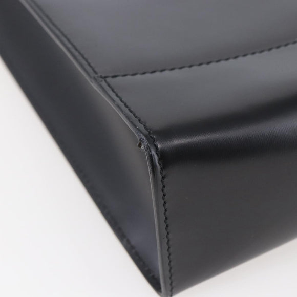 Salvatore Ferragamo Tote Bag Leather Black Auth BA6469