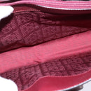 Cartier Shoulder Bag Leather Bordeaux Silver Auth BA6471-11