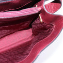 Cartier Shoulder Bag Leather Bordeaux Silver Auth BA6471-18