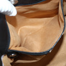 Jimmy Choo Studs Tote Bag Leather Black Silver Auth BA6474-21