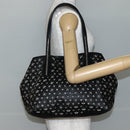 Jimmy Choo Studs Tote Bag Leather Black Silver Auth BA6474-23
