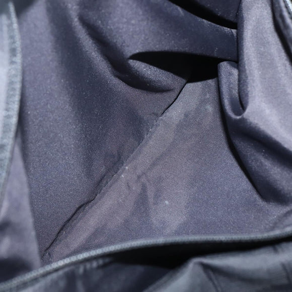 CHANEL New Travel Line Tote Bag Nylon Black Gold CC Auth BA6475