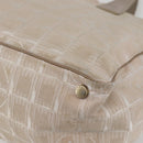 CHANEL New Travel Line Tote Bag Nylon Pink Gold CC Auth BA6476-16