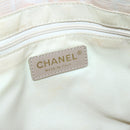 CHANEL New Travel Line Tote Bag Nylon Pink Gold CC Auth BA6476-17