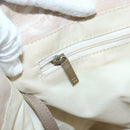 CHANEL New Travel Line Tote Bag Nylon Pink Gold CC Auth BA6476-18