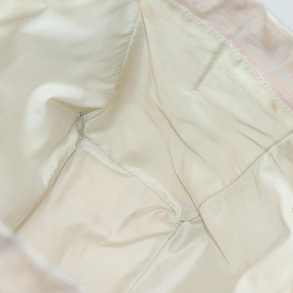 CHANEL New Travel Line Tote Bag Nylon Pink Gold CC Auth BA6476