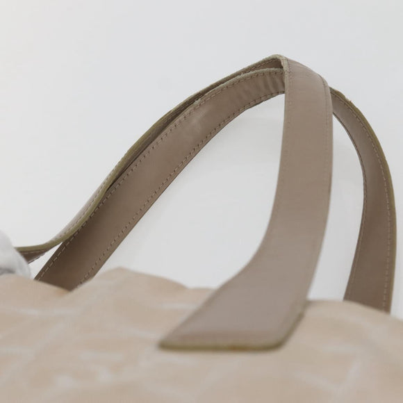 CHANEL New Travel Line Tote Bag Nylon Pink Gold CC Auth BA6476