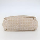 CHANEL New Travel Line Tote Bag Nylon Pink Gold CC Auth BA6476-5