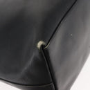 GUCCI Bamboo Shoulder Bag Leather Black Gold 001 1013 1881 Auth BA6477-9