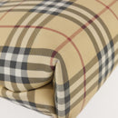 BURBERRY Nova Check Tote Bag PVC Beige Auth BA6478-10