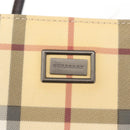 BURBERRY Nova Check Tote Bag PVC Beige Auth BA6478-17