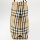 BURBERRY Nova Check Tote Bag PVC Beige Auth BA6478-5