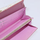 LOUIS VUITTON Multicolor Portefeuille Sarah Wallet White M93532 LV Auth BA6480-18