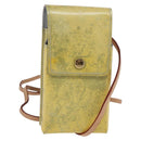 LOUIS VUITTON Monogram Vernis Green Cigarette Case Gris LV Auth BA6481-1