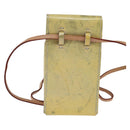 LOUIS VUITTON Monogram Vernis Green Cigarette Case Gris LV Auth BA6481-2