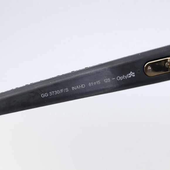 GUCCI Sunglasses plastic Black Auth BA6482