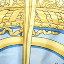 HERMES Carre 90 Scarf ""VUE DU CARROSSE DE LA GALERE LA REALE"" Silk Auth BA6484-11