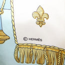 HERMES Carre 90 Scarf ""VUE DU CARROSSE DE LA GALERE LA REALE"" Silk Auth BA6484-13
