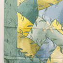 LOUIS VUITTON Scarf Silk Green LV Auth BA6485-5