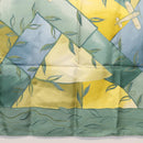 LOUIS VUITTON Scarf Silk Green LV Auth BA6485-9