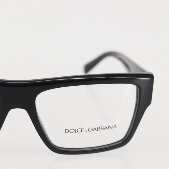 DOLCE&GABBANA PRADA Sunglasses plastic 2Set Black Auth BA6486