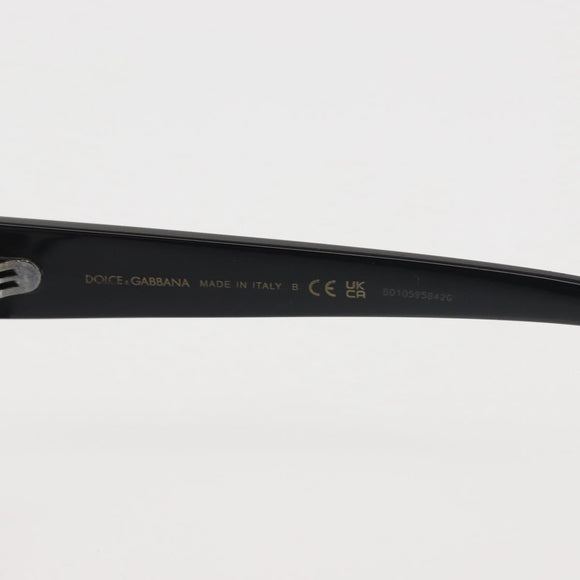 DOLCE&GABBANA PRADA Sunglasses plastic 2Set Black Auth BA6486