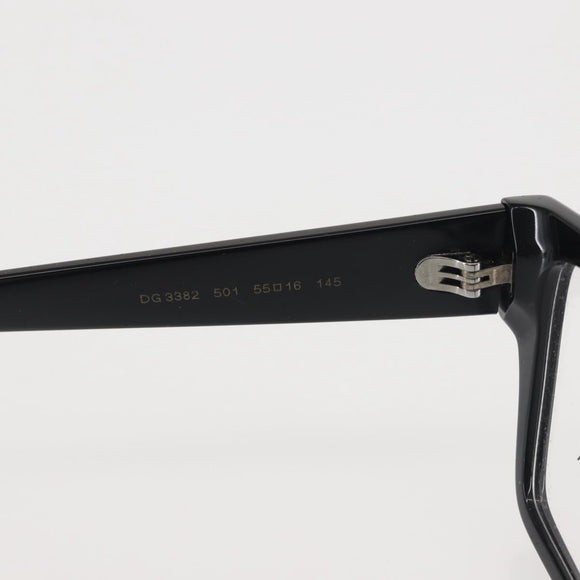 DOLCE&GABBANA PRADA Sunglasses plastic 2Set Black Auth BA6486