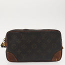 LOUIS VUITTON Epi Monogram Clutch Bag 2Set Yellow LV Auth BA6487-11