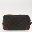 LOUIS VUITTON Epi Monogram Clutch Bag 2Set Yellow LV Auth BA6487-12