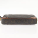 LOUIS VUITTON Epi Monogram Clutch Bag 2Set Yellow LV Auth BA6487-17