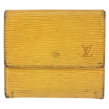 LOUIS VUITTON Epi Monogram Clutch Bag 2Set Yellow LV Auth BA6487 - 0