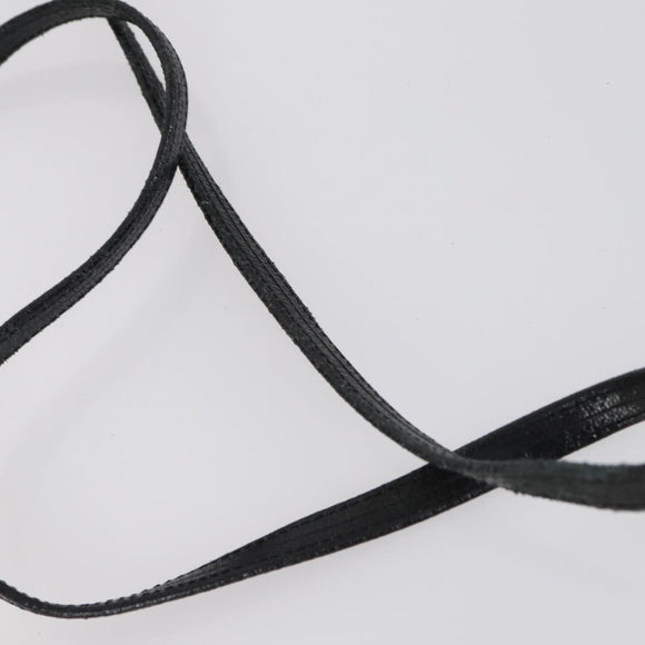 BALLY Bag Canvas Leather 3Set Black Beige Auth BA6489