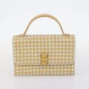 BALLY Bag Canvas Leather 3Set Black Beige Auth BA6489-16