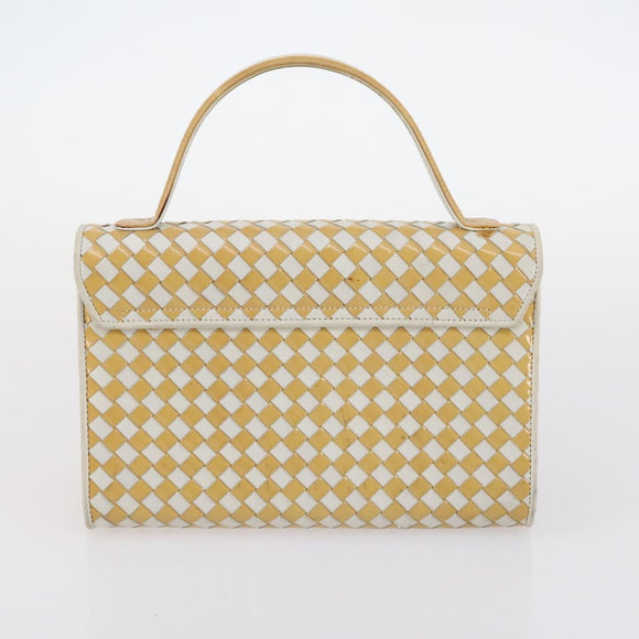 BALLY Bag Canvas Leather 3Set Black Beige Auth BA6489