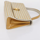 BALLY Bag Canvas Leather 3Set Black Beige Auth BA6489-18