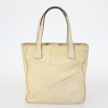 BALLY Bag Canvas Leather 3Set Black Beige Auth BA6489 - 0