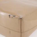 PRADA Tote Bag Enamel Beige Auth BA6491-10