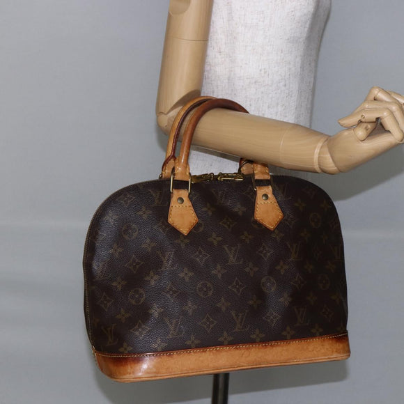 LOUIS VUITTON Monogram Alma Hand Bag M51130 LV Auth BA6493