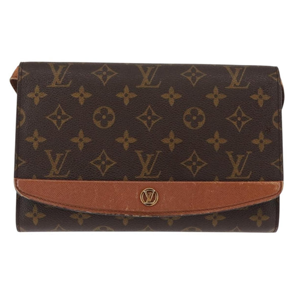 LOUIS VUITTON Monogram Bordeaux 24 Shoulder Bag M51798 LV Auth BA6495