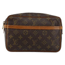 LOUIS VUITTON Monogram Compiegne 23 Clutch Bag M51847 LV Auth BA6497-13