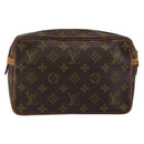 LOUIS VUITTON Monogram Compiegne 23 Clutch Bag M51847 LV Auth BA6497-2