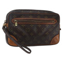 LOUIS VUITTON Monogram Marly Dragonne GM Clutch Bag M51825 LV Auth BA6498-1