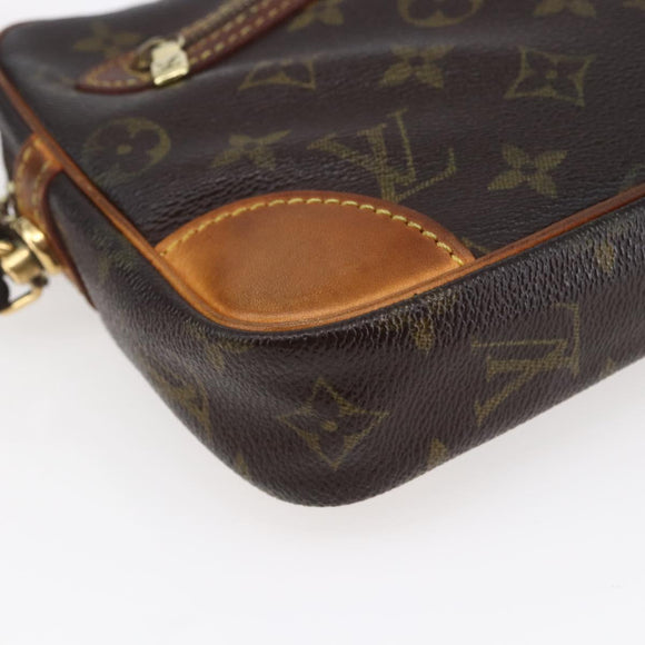 LOUIS VUITTON Monogram Marly Dragonne GM Clutch Bag M51825 LV Auth BA6498