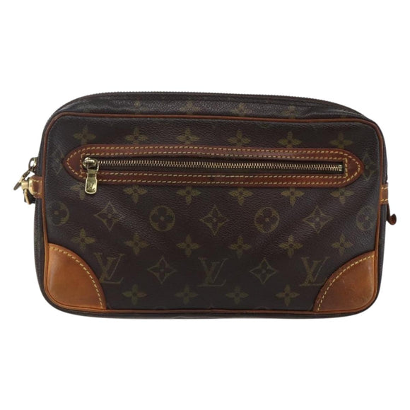 LOUIS VUITTON Monogram Marly Dragonne GM Clutch Bag M51825 LV Auth BA6498
