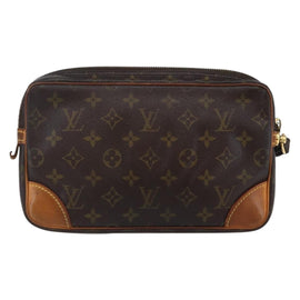 LOUIS VUITTON Monogram Marly Dragonne GM Clutch Bag M51825 LV Auth BA6498 - 0