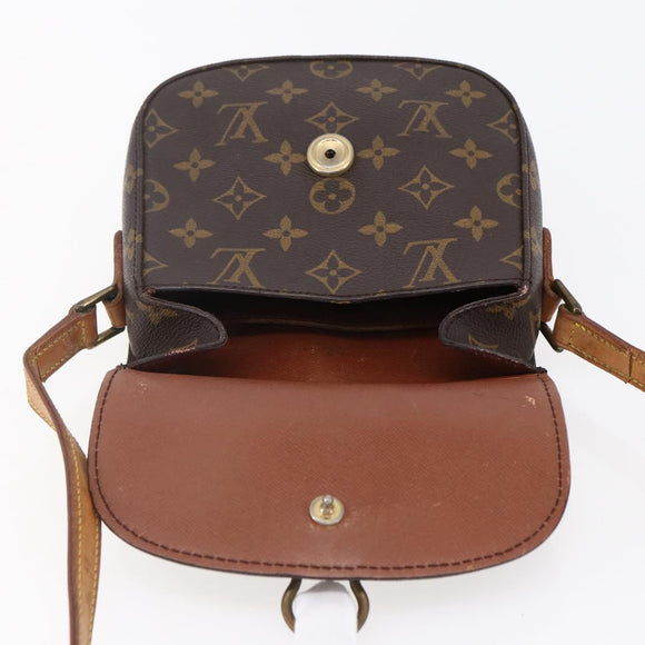 LOUIS VUITTON Monogram Saint Cloud PM Shoulder Bag M51244 LV Auth BA6499