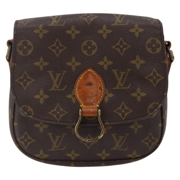 LOUIS VUITTON Monogram Saint Cloud MM Shoulder Bag M51243 LV Auth BA6501
