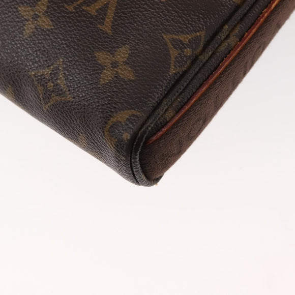 LOUIS VUITTON Monogram Trotteur Bobour Schoudertas M97037 LV Auth BA6507