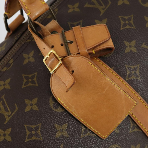 LOUIS VUITTON Monogram Keepall 55 Boston Bag M41424 LV Auth BA6510